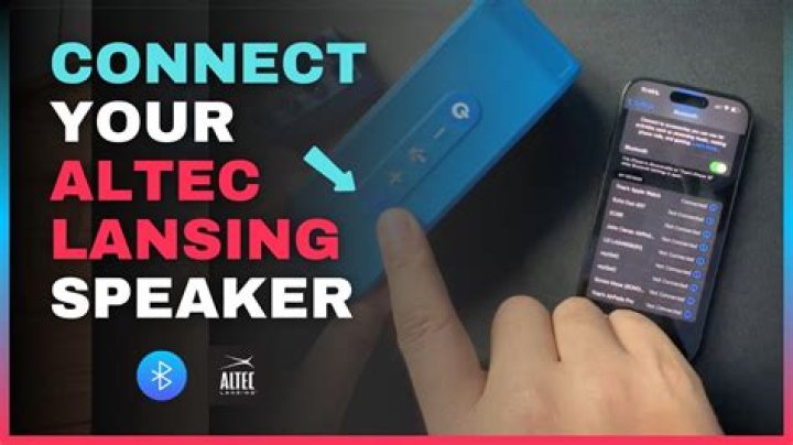 How do I Turn on Bluetooth on my Altec Lansing?