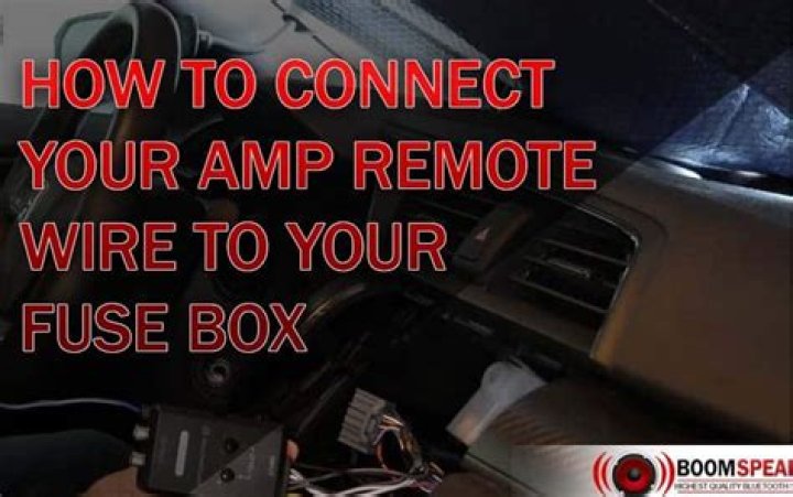 How do I turn on my amp without remote wire?