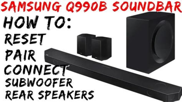 How do I turn the back speakers up on my Samsung soundbar?