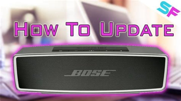 How do I update Bose Soundlink firmware?