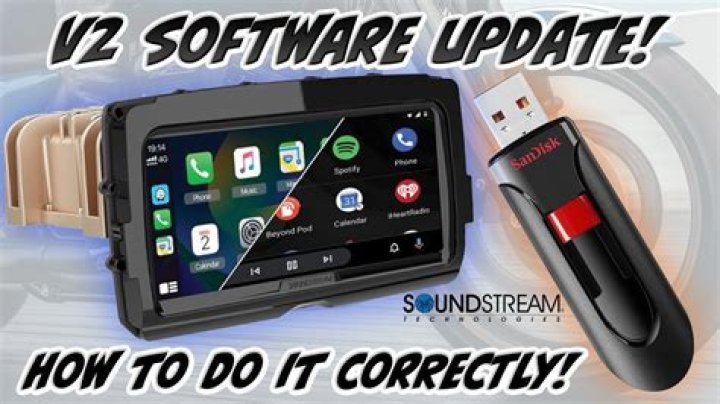 How do I update my soundstream radio?