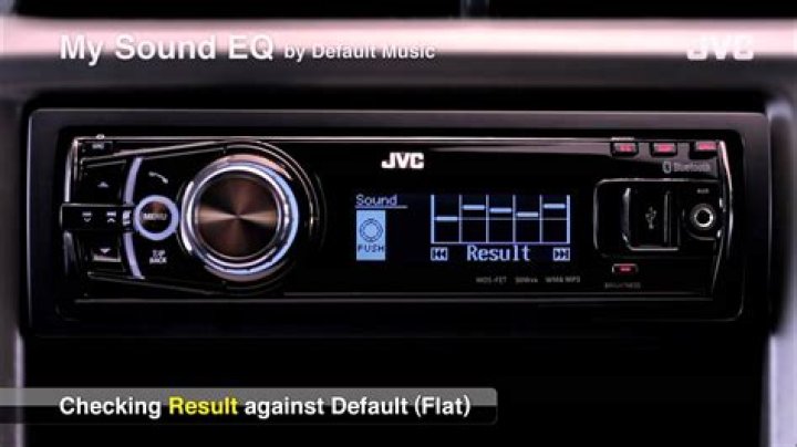 How do I update the firmware on my JVC car stereo?