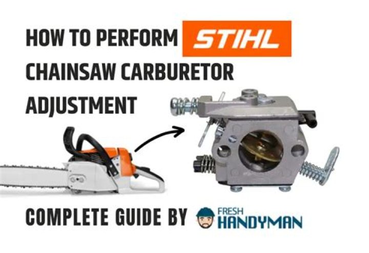 How do you adjust the carburetor on a McCulloch chainsaw?