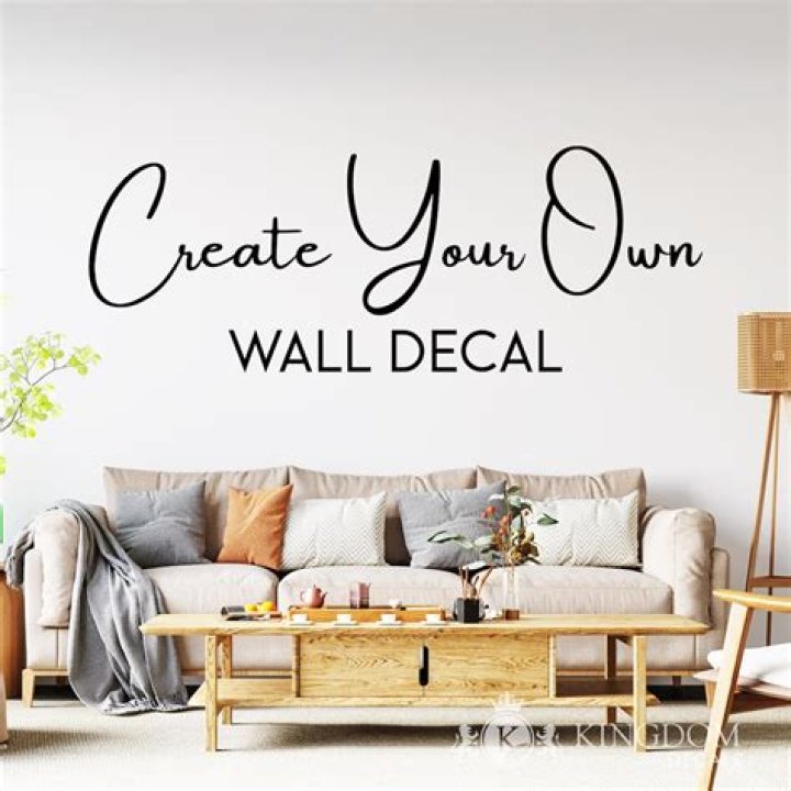 How do you apply wall decals to textured walls?