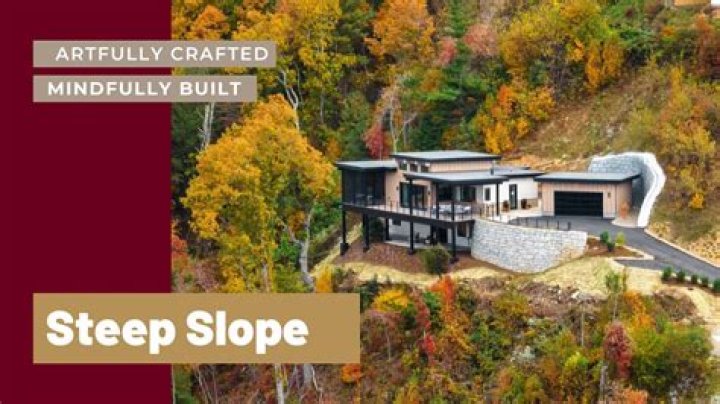 How do you build on sloped land?