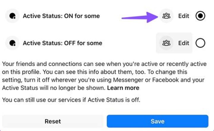 How do you check if someone has turned off their active status on Messenger?