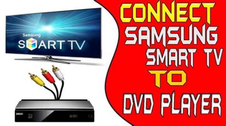 How do you connect an old DVD player to a smart TV?