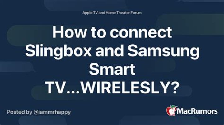 How do you connect Slingbox to TV?
