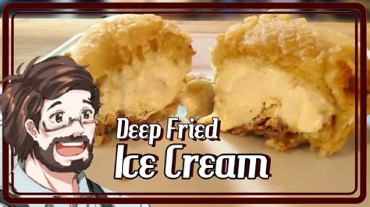 How do you deep fry ice cream without it melting?