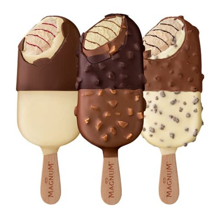 How do you eat Magnum crack ice cream?