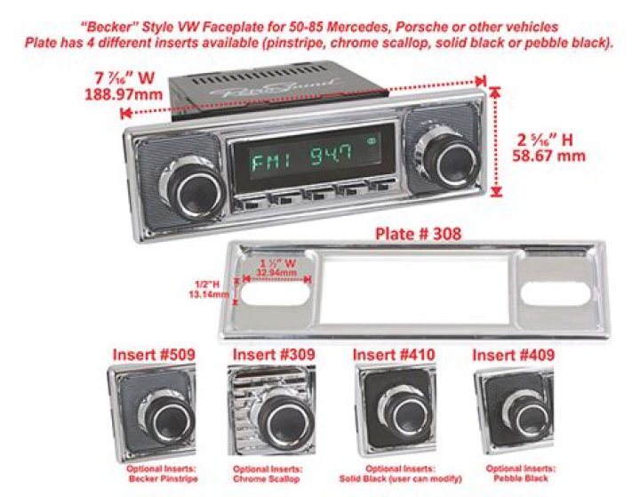 How do you fix a car radio faceplate?