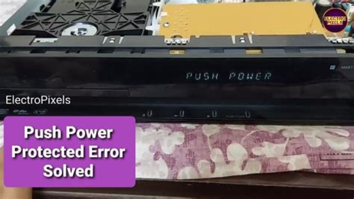 How do you fix a push power protector?
