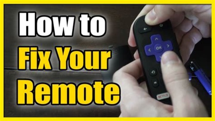 How do you fix a remote that has stopped working?