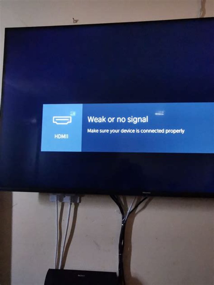 How do you fix my LG TV when it says no signal?