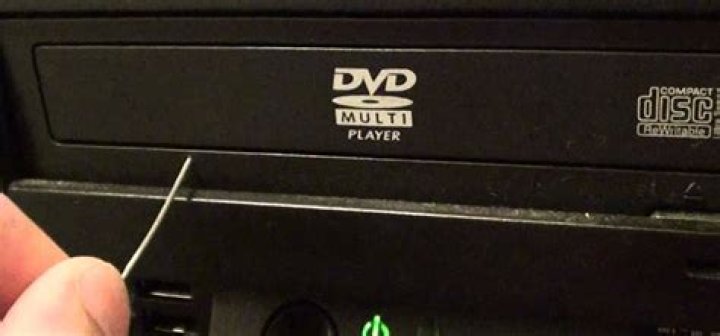 How do you get a stuck DVD out of a Sony player?