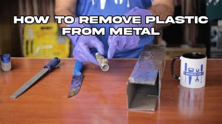 How do you get melted plastic off of shoes?