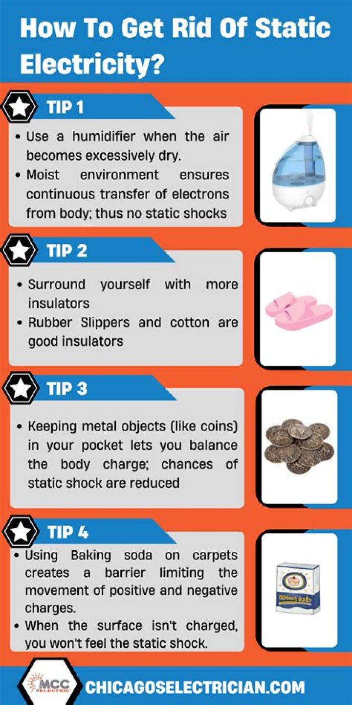 How do you get rid of static discharge build up?