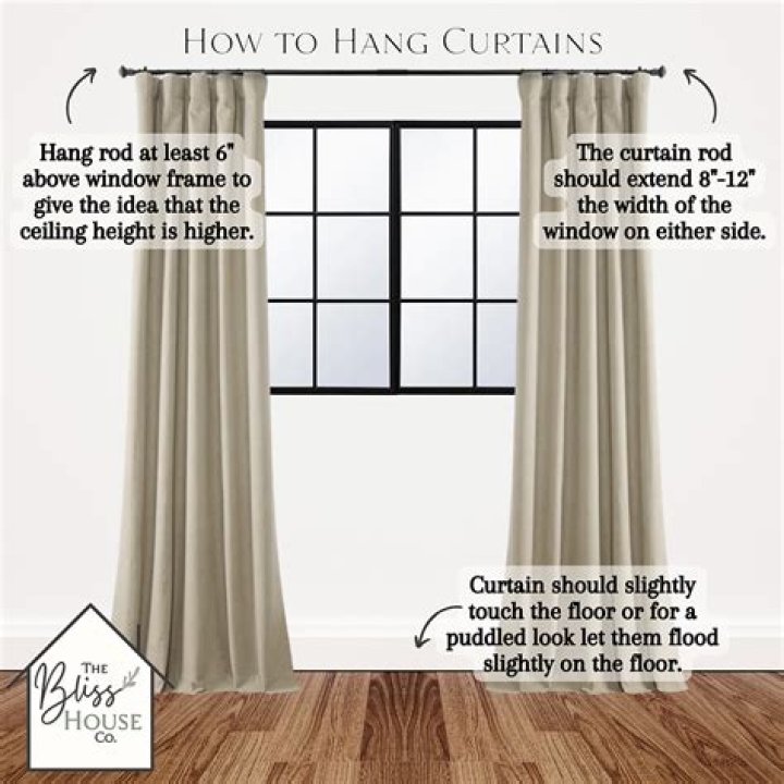 How do you hang curtains on a conservatory?
