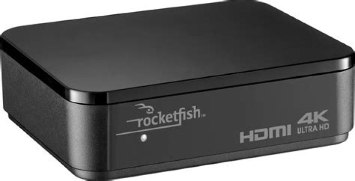 How do you hook up a Rocketfish HDMI Splitter?