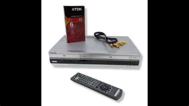 How do you hook up a Sony DVD player to a VCR?