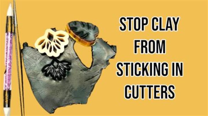 How do you keep clay from sticking to plaster?