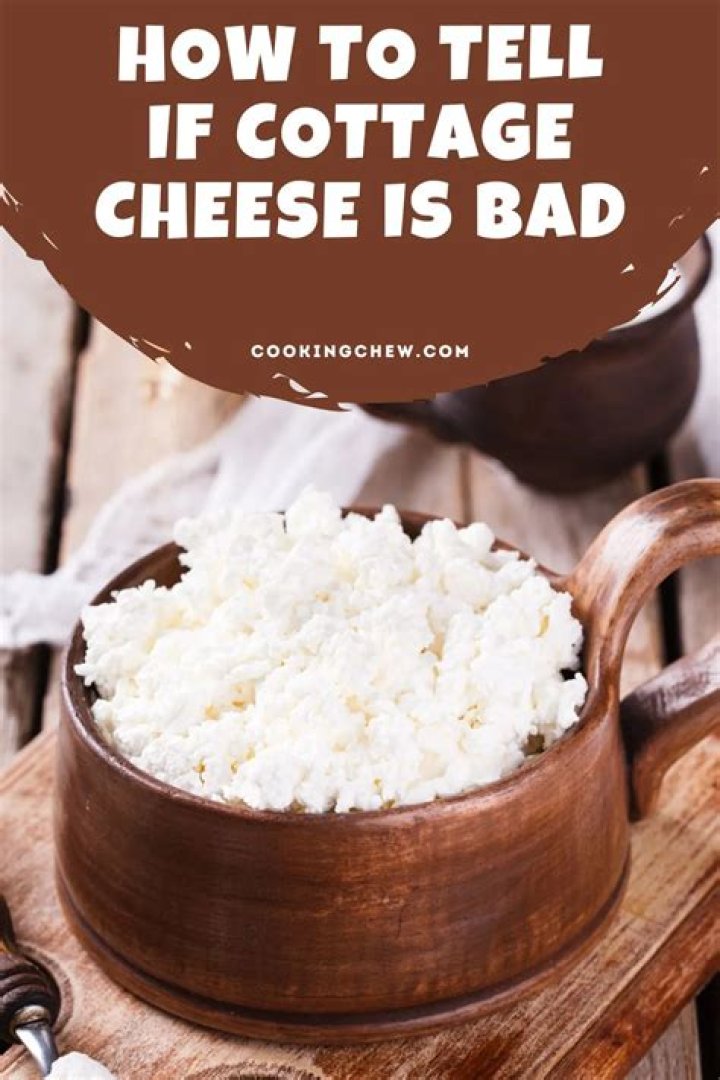 How do you know if cottage cheese is spoiled?