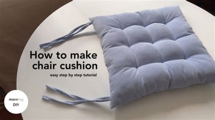 How do you make chair cushions softer?