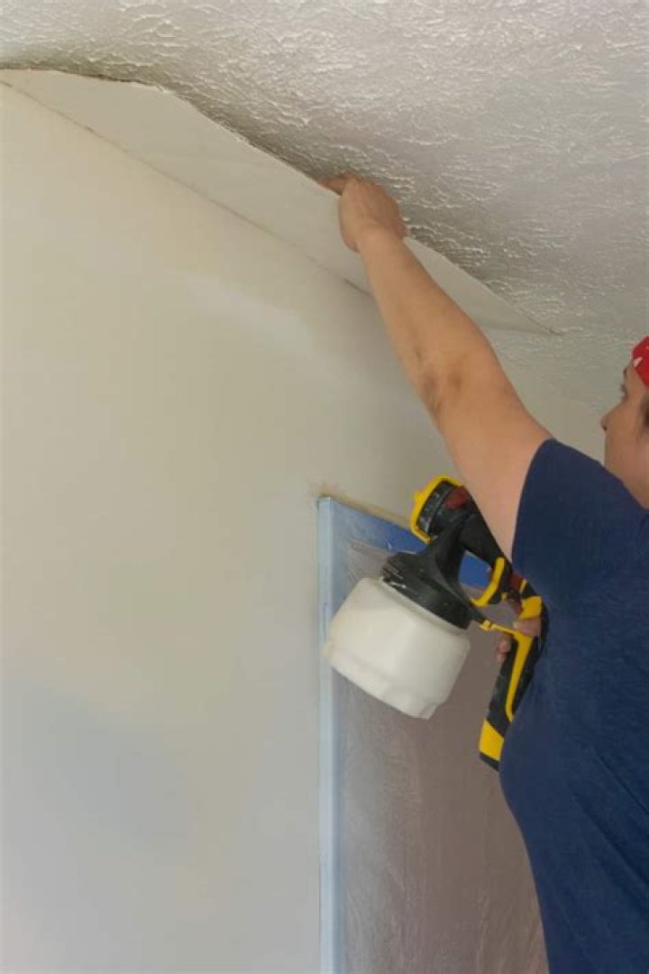 How do you paint a plaster ceiling?