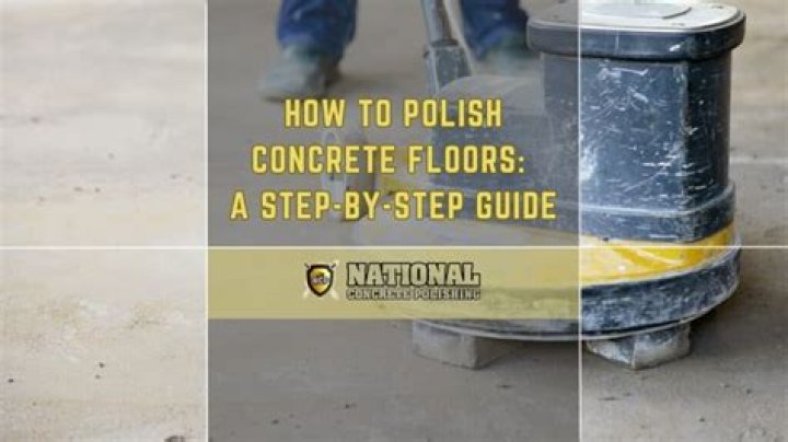 How do you polish concrete step by step?