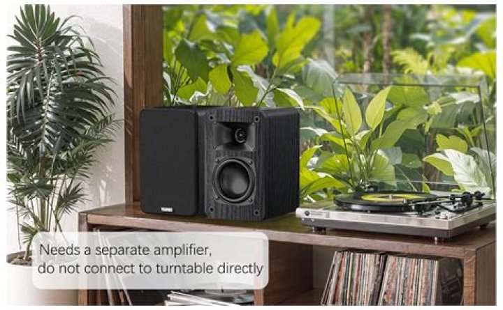 How do you power a passive bookshelf speaker?