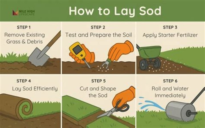 How do you prepare to lay sod?