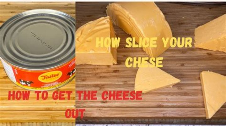 How do you remove cheese Tastee from tin?