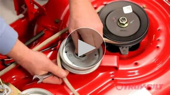 How do you replace drive belt on riding mower?
