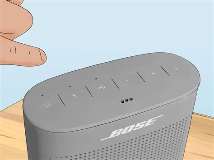 How do you reset a Bose color link speaker?