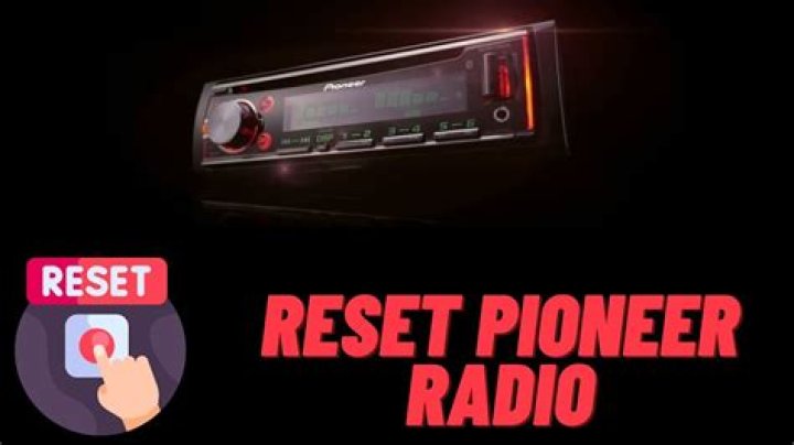 How do you reset a pioneer TV?