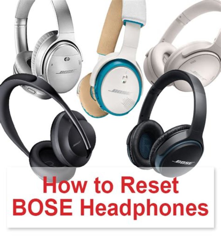 How do you reset Bose Soundlink headphones?
