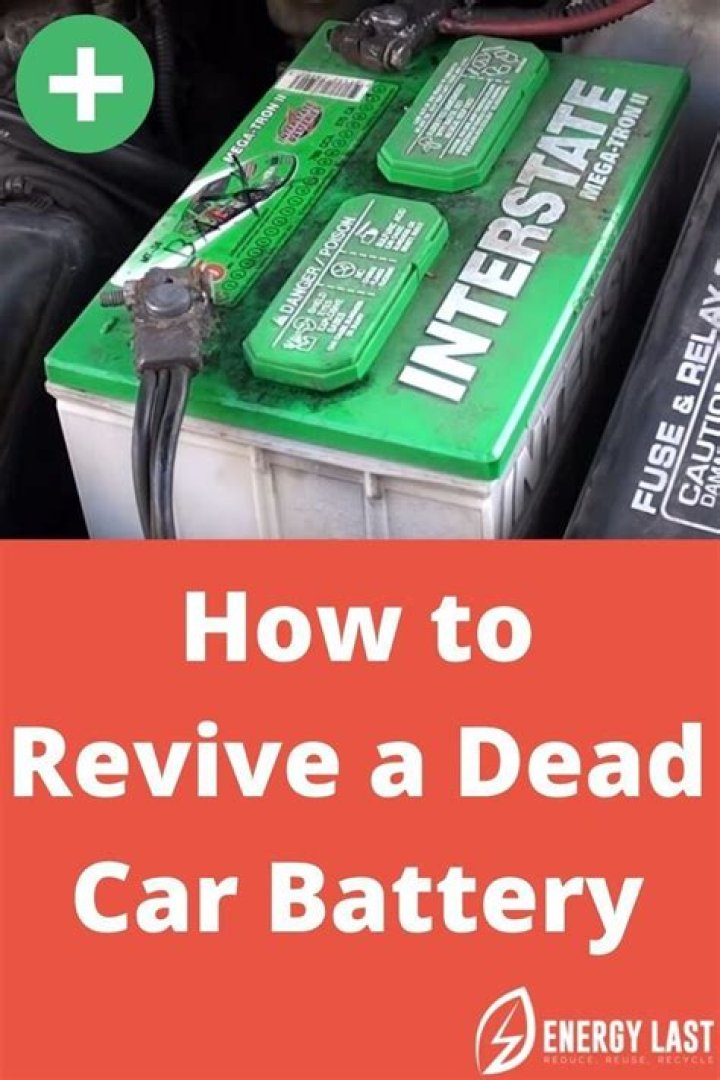 How do you revive a completely dead car battery?