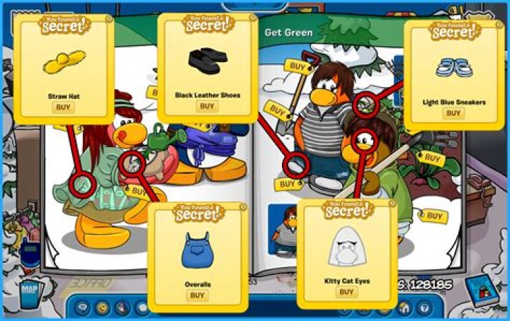How do you save outfits on Club Penguin?