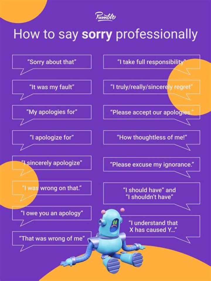How do you say sorry for your mistake professionally?