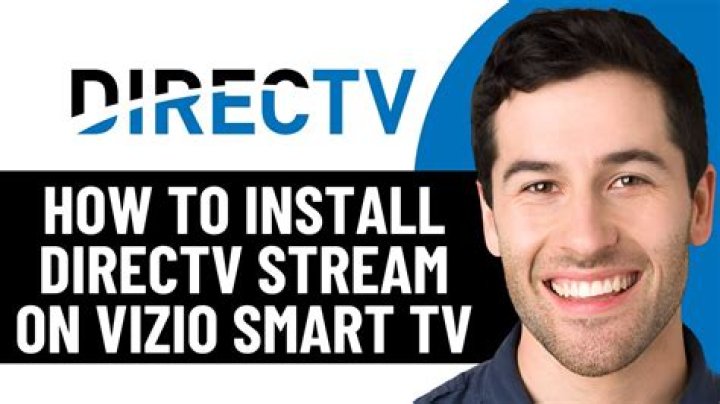 How do you set up a Vizio TV to DirecTV?