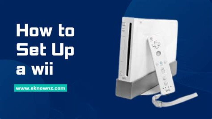 How do you set up a Wii component?