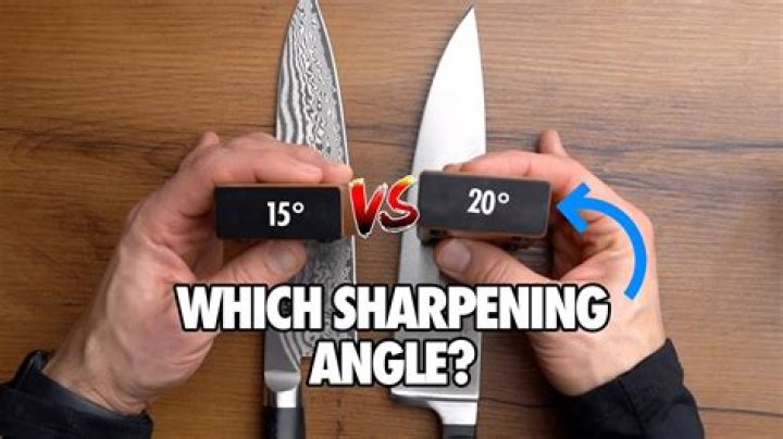 How do you tell if a knife has been sharpened?
