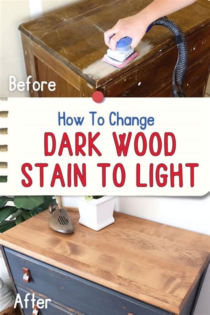 How do you thin out a lighter stain?