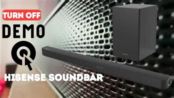 How do you turn off soundbar?