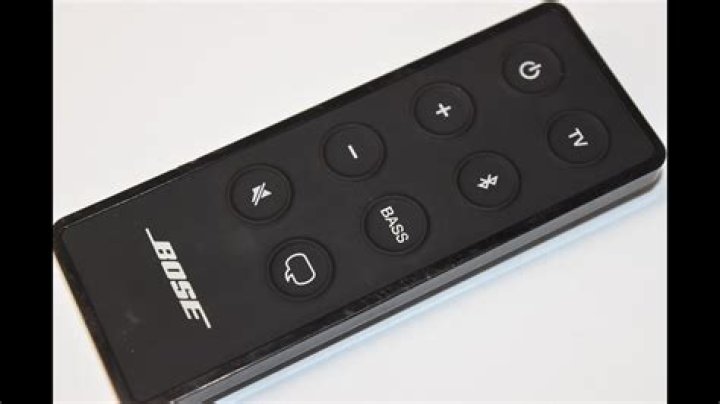How do you unlock a Bose remote?
