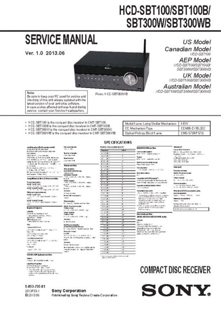 How do you unlock a Sony HCD sbt100b?
