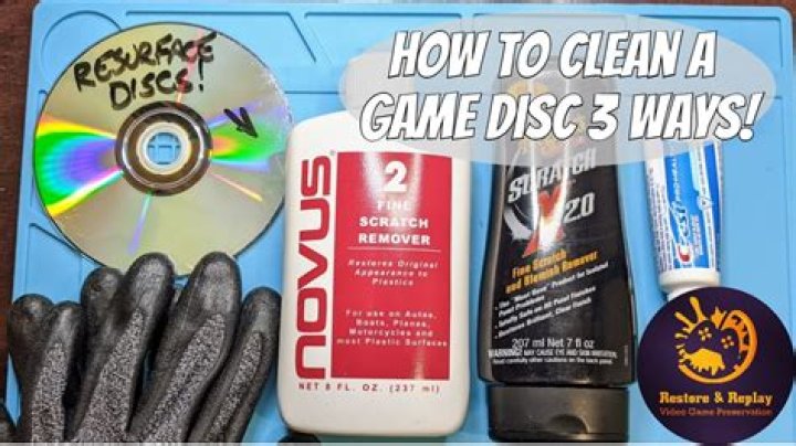How do you use a CD clean disc?