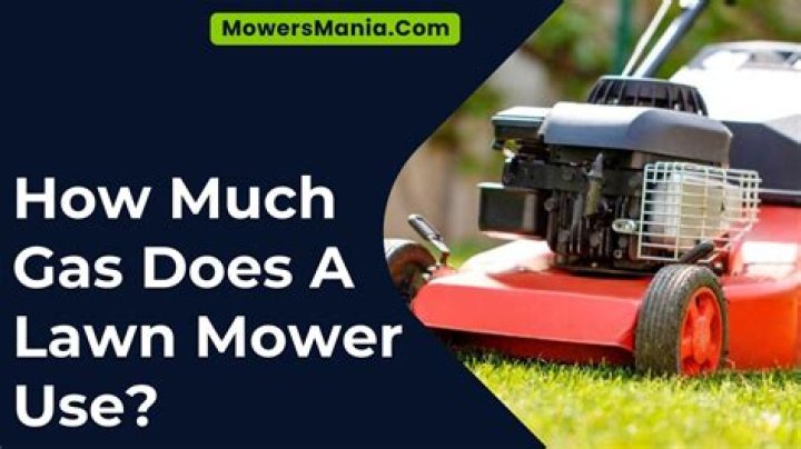 How does a lawn mower act with bad gas?