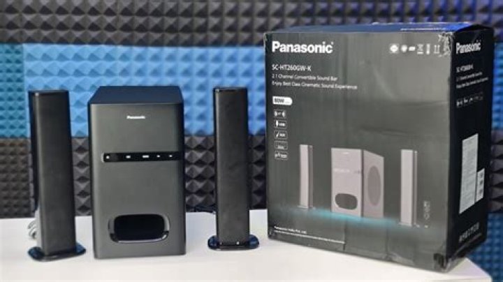 How does a Panasonic home theater system work?