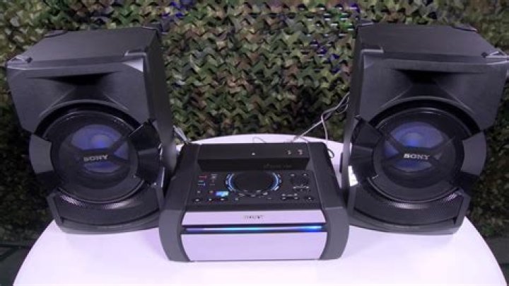 How does a Sony home audio system work?
